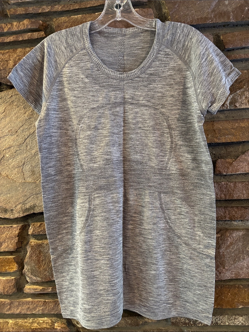lululemon athletica Swiftly Tech Heather Gray Short-Sleeve Active Top